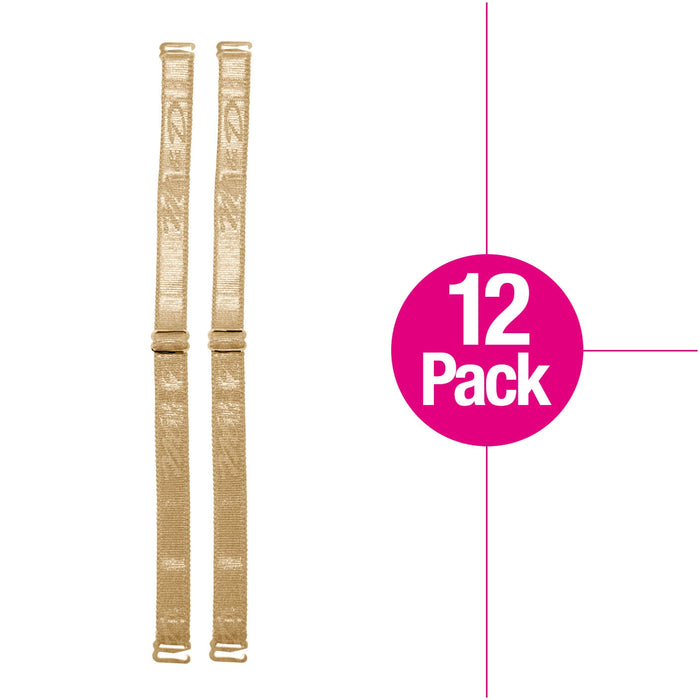Fajas MYD 01250 Removable and Adjustable Wide Bra Straps - 12 Pack - Pal Negocio