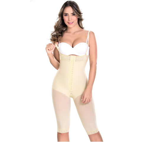 Fajas MYD F 0076 Colombian Strapless Butt Lifting Tummy Control Shapewear / Powernet