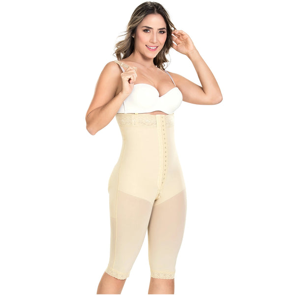 Fajas MYD F 0076 Colombian Strapless Butt Lifting Tummy Control Shapewear / Powernet