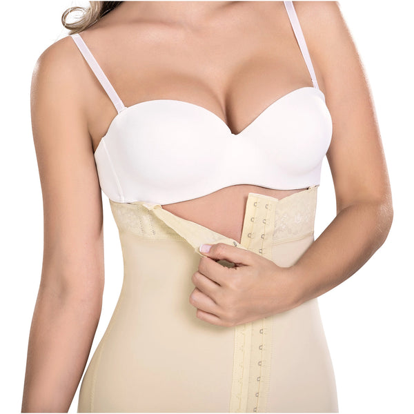 Fajas MYD F 0076 Colombian Strapless Butt Lifting Tummy Control Shapewear / Powernet