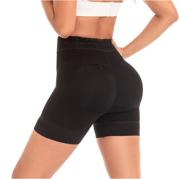 Fajas MYD 0322 Women's Thigh Slimmer High Waist Shapewear Shorts / Powernet