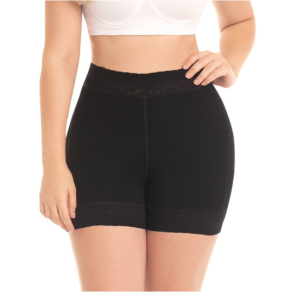 Fajas MYD 0322 Women's Thigh Slimmer High Waist Shapewear Shorts / Powernet