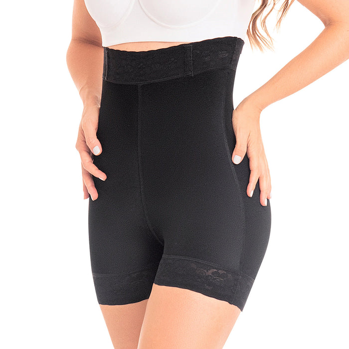 Fajas MYD 0216 Extra High-Waisted Compression Shorts Body Shaper for Women / Nylon-Elastane
