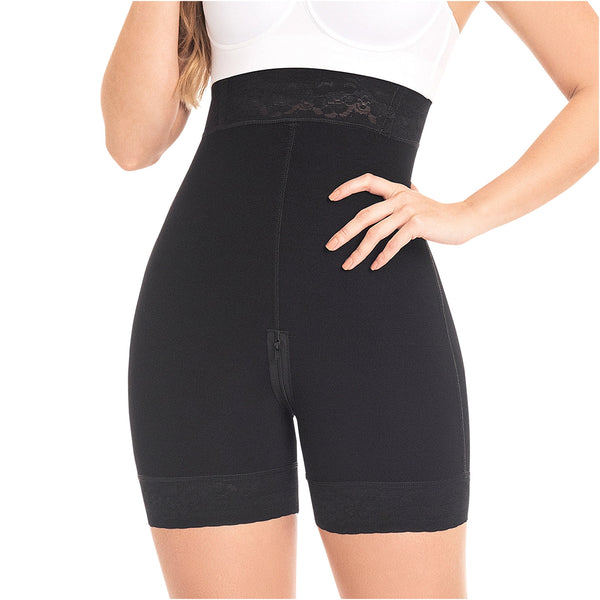 Fajas MYD 0327 High Waist Compression Shorts for Women / Powernet