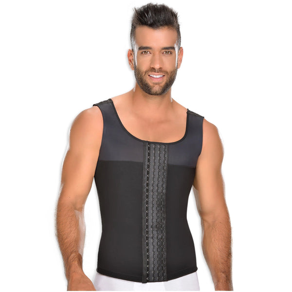 Fajas MYD 0060 Compression Vest Shirt Body Shaper for Men / Powernet - Pal Negocio