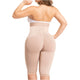 Fajas Salome 0219 | High Waist Compression Shorts for Women | Butt Lifter Capri Shapewear | Powernet