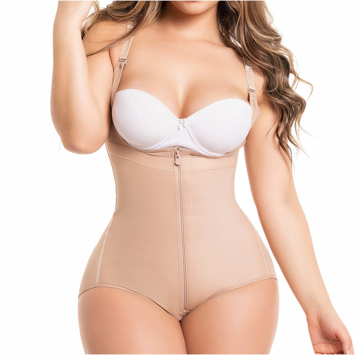 Fajas Salome 0417 | Open Bust Tummy Control Butt Lifter Shapewear for Women | Hiphugger Daily Use Body Shaper | Powernet