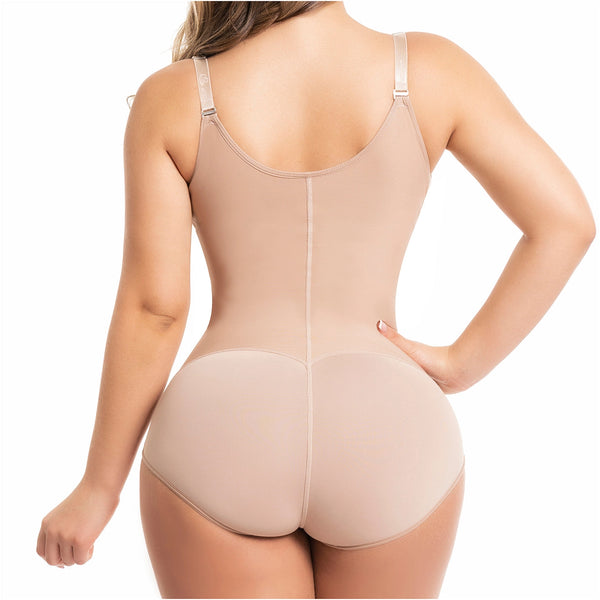 Fajas Salome 0417 | Open Bust Tummy Control Butt Lifter Shapewear for Women | Hiphugger Daily Use Body Shaper | Powernet