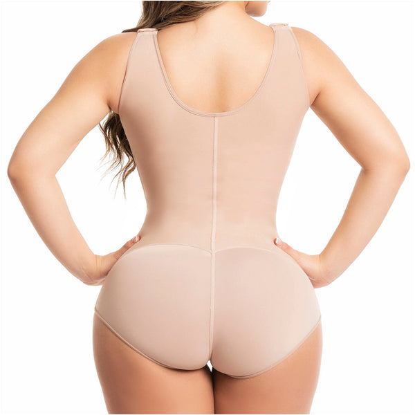 Fajas Salome 0419 | Butt Lifter Hiphugger Mid Thigh Body Shaper | Open Bust Tummy Control Shapewear for Women | Powernet