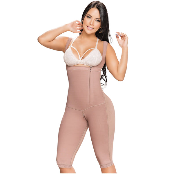 Fajas Salome 0544J | Tummy Control Full Body Shaper | Postpartum and Post Surgery Use - Pal Negocio