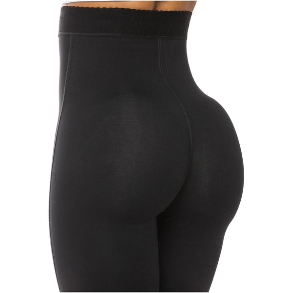 Fajas Salome 0219 | High Waist Compression Shorts for Women | Butt Lifter Capri Shapewear | Powernet - Pal Negocio