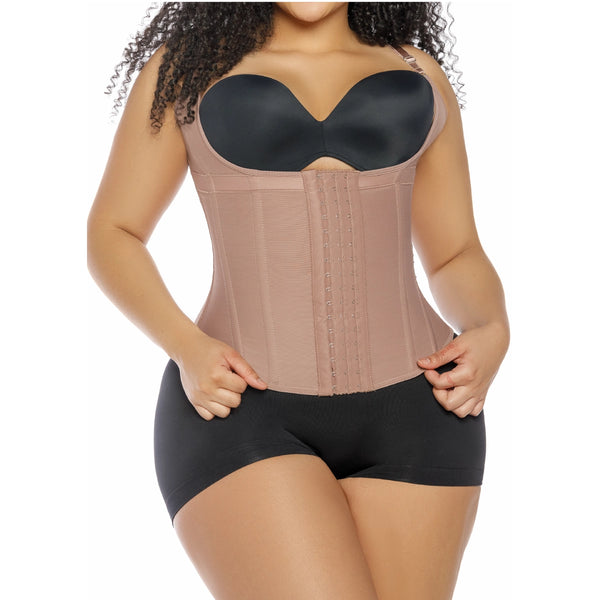 Salome 63136-CCB | Faja Colombiana Waist Cincher Tummy Control for Women | Powernet