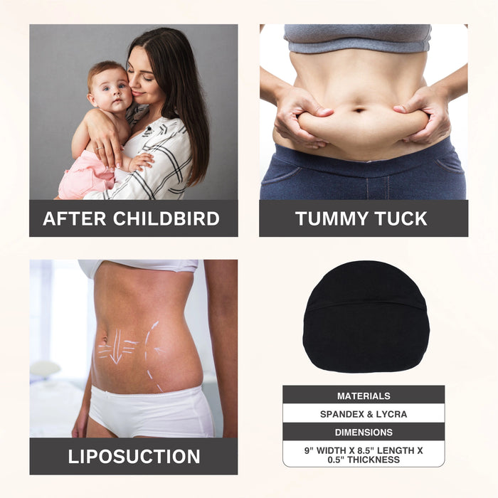 Fajas Salome 2507 | Flattening Abdominal Compression Board After Lipo | Tummy Tuck Womens Ab Board Surgery Accessory | Lycra Spandex