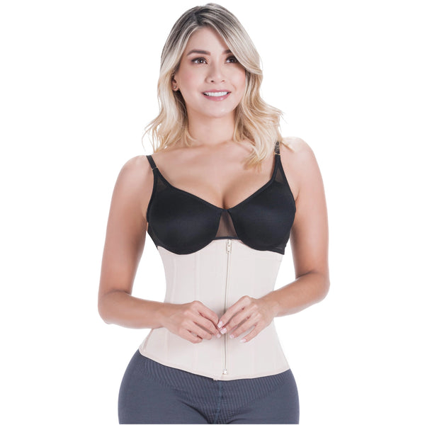 SONRYSE 023ZF | Tummy Control Waist Cincher Open Bust Girdle | Daily Use Garment | Powernet