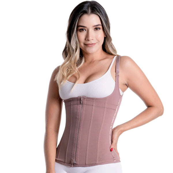 SONRYSE 024ZF | Tummy Control Shapewear Vest Girdle | Daily Use Open Bust Shaper | Powernet