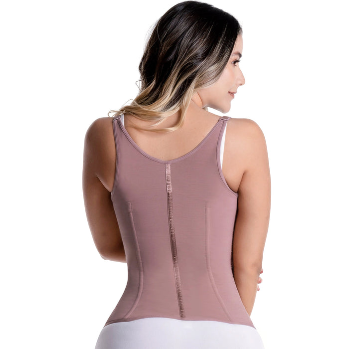 SONRYSE 024ZF | Tummy Control Shapewear Vest Girdle | Daily Use Open Bust Shaper | Powernet