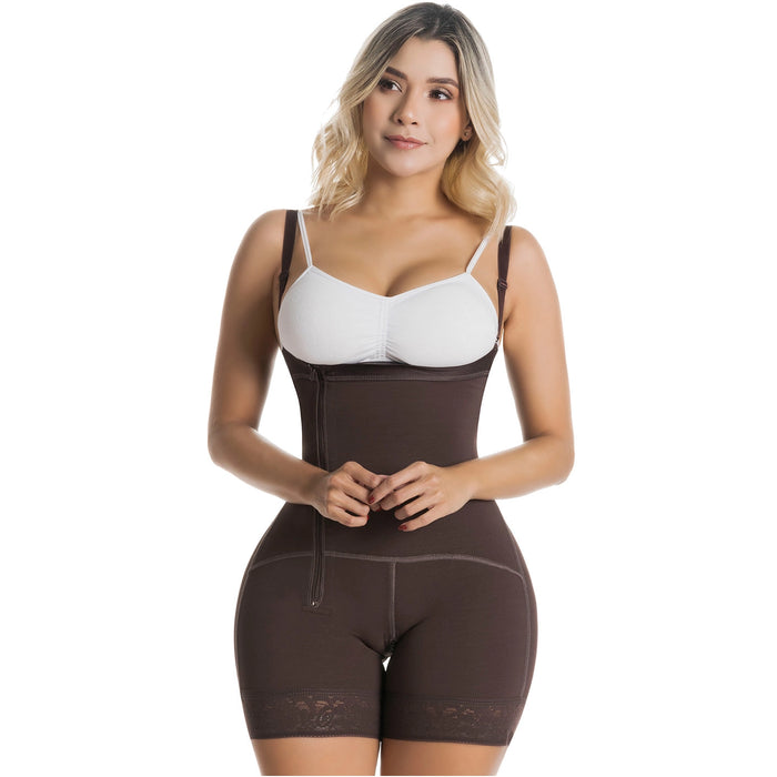 SONRYSE 050ZL | Fajas Colombianas Postpartum Stage 2 Lipo Compression Garment | Daily Use Open Bust & Tummy Tuck Shapewear | Powernet