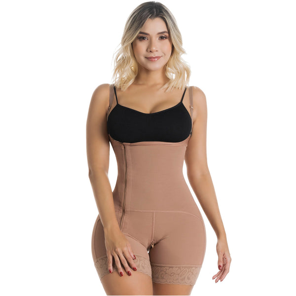 SONRYSE 050ZL | Fajas Colombianas Postpartum Stage 2 Lipo Compression Garment | Daily Use Open Bust & Tummy Tuck Shapewear | Powernet