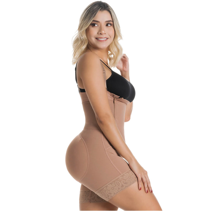 SONRYSE 050ZL | Fajas Colombianas Postpartum Stage 2 Lipo Compression Garment | Daily Use Open Bust & Tummy Tuck Shapewear | Powernet