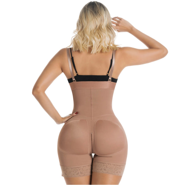 SONRYSE 050ZL | Fajas Colombianas Postpartum Stage 2 Lipo Compression Garment | Daily Use Open Bust & Tummy Tuck Shapewear | Powernet