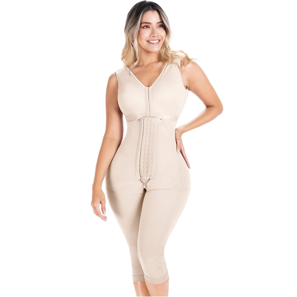 SONRYSE 054BF | Colombian Full Body Shaper for Post Surgery with Built-in Bra | Butt Lifting Effect & Tummy Control