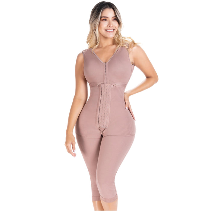 SONRYSE 054BF | Colombian Full Body Shaper for Post Surgery with Built-in Bra | Butt Lifting Effect & Tummy Control