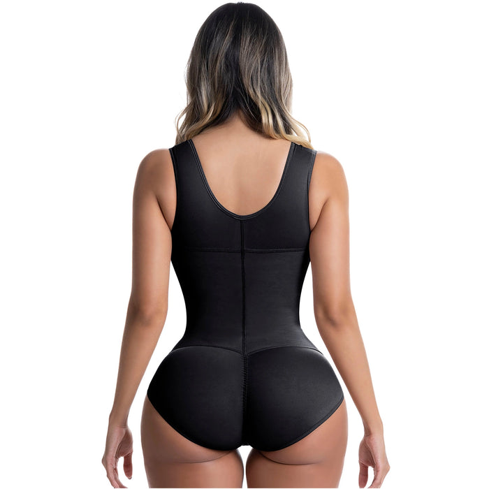 SONRYSE 055ZF | Panty Bodysuit Shapewear with Built-in Bra | Postpartum and Daily Use | Powernet