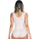 SONRYSE 055ZF | Panty Bodysuit Shapewear with Built-in Bra | Postpartum and Daily Use | Powernet