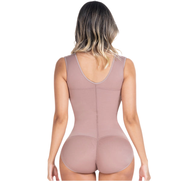 SONRYSE 056BF | Panty Bodysuit Shapewear with Built-in Bra | Postpartum and Daily Use | Powernet