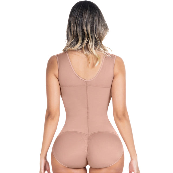 SONRYSE 056BF | Panty Bodysuit Shapewear with Built-in Bra | Postpartum and Daily Use | Powernet