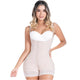 SONRYSE 068BF | Fajas Colombianas Postpartum & Post Surgery Tummy Tuck Lipo Compression Garment Open Bust Short Shapewear Bodysuit | Powernet