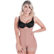 SONRYSE 068BF | Fajas Colombianas Postpartum & Post Surgery Tummy Tuck Lipo Compression Garment Open Bust Short Shapewear Bodysuit | Powernet