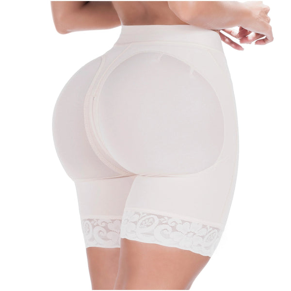 SONRYSE 070ZF | Fajas Colombianas Control Bum Lift Shapewear Shorts | Daily Use | Powernet