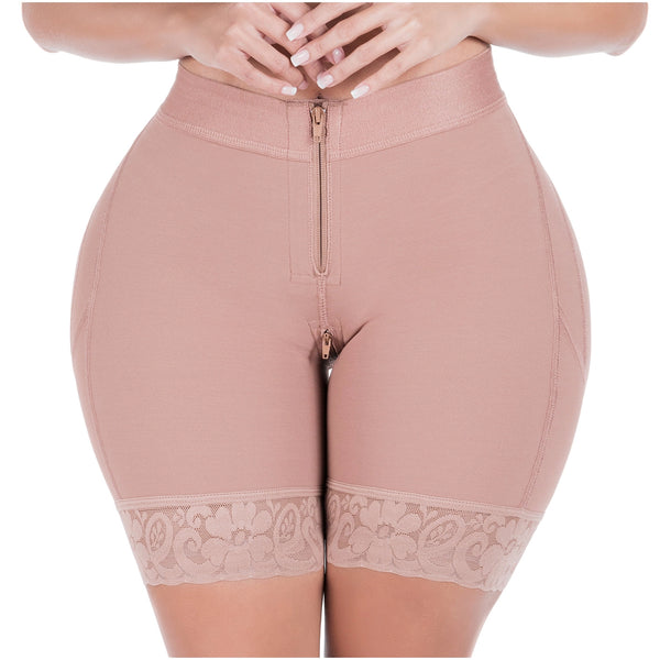 SONRYSE 070ZF | Fajas Colombianas Control Bum Lift Shapewear Shorts | Daily Use | Powernet