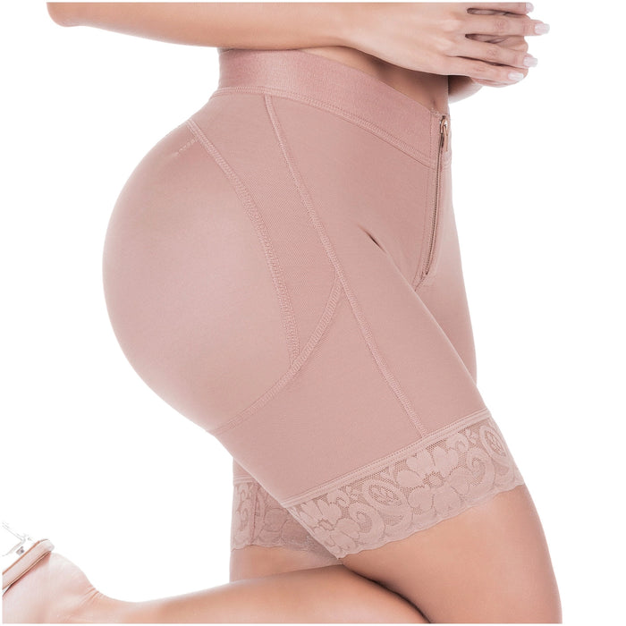 SONRYSE 070ZF | Fajas Colombianas Control Bum Lift Shapewear Shorts | Daily Use | Powernet