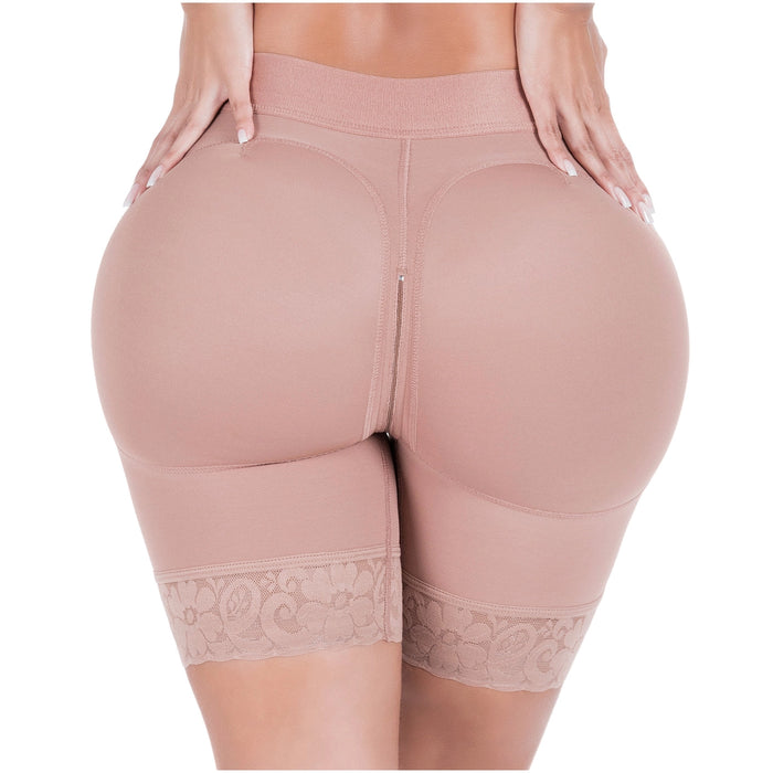 SONRYSE 070ZF | Fajas Colombianas Control Bum Lift Shapewear Shorts | Daily Use | Powernet