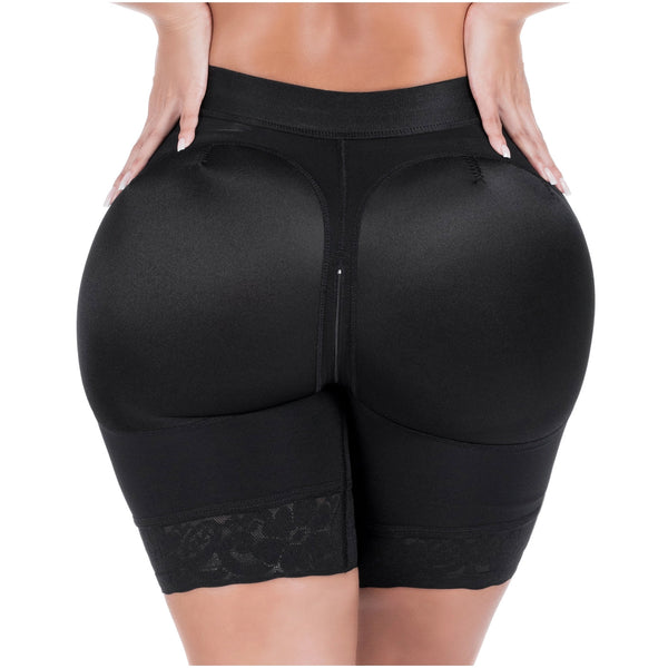 SONRYSE 070ZF | Fajas Colombianas Control Bum Lift Shapewear Shorts | Daily Use | Powernet