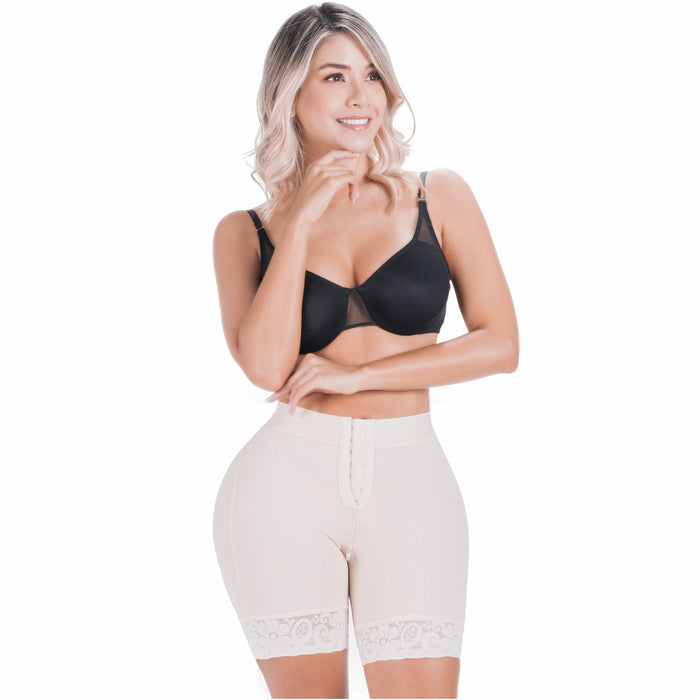 SONRYSE 071BF | Fajas Colombianas Butt Lifting with Tummy Control Shapewear Shorts | Daily Use | Powernet