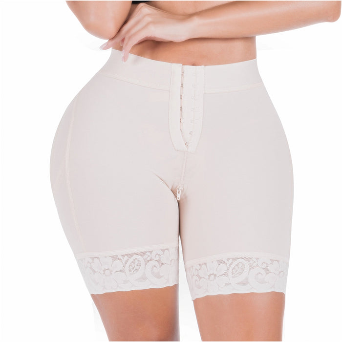 SONRYSE 071BF | Fajas Colombianas Butt Lifting with Tummy Control Shapewear Shorts | Daily Use | Powernet