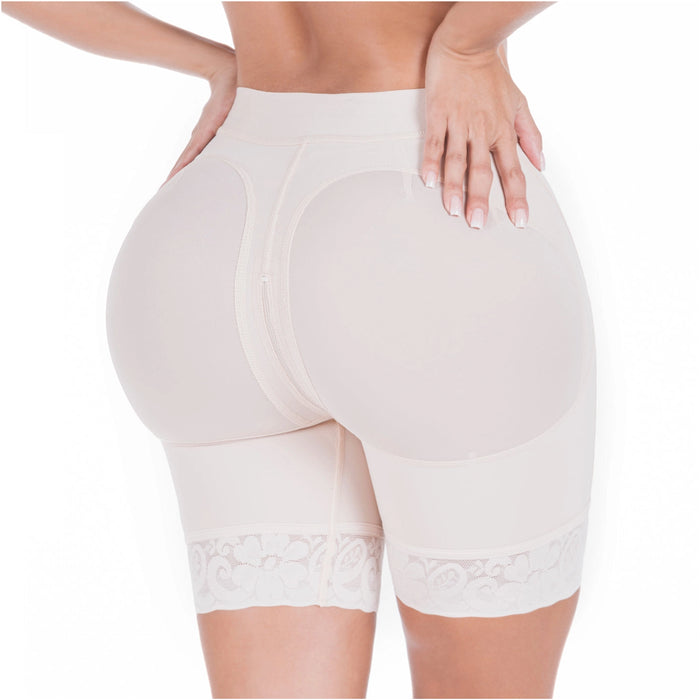 SONRYSE 071BF | Fajas Colombianas Butt Lifting with Tummy Control Shapewear Shorts | Daily Use | Powernet