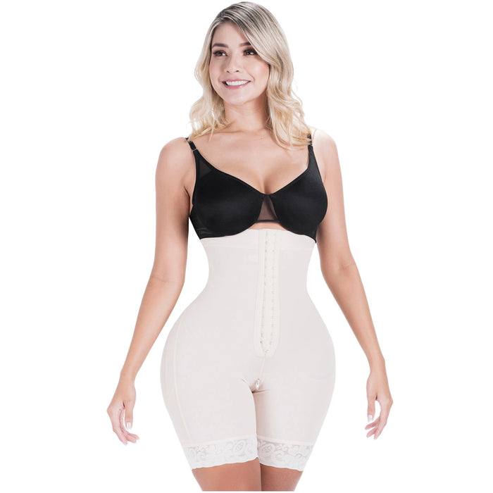 SONRYSE 072BF | Fajas Colombianas Tummy Control Butt Lifting Shapewear Shorts | Daily Use | Powernet