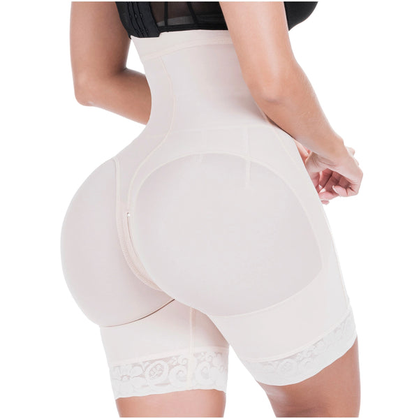 SONRYSE 072BF | Fajas Colombianas Tummy Control Butt Lifting Shapewear Shorts | Daily Use | Powernet