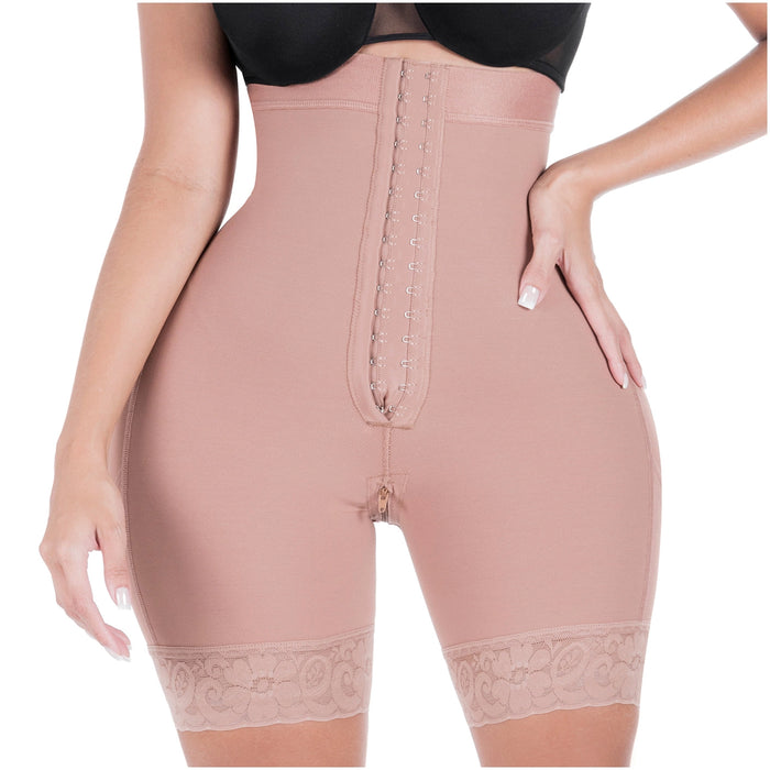 SONRYSE 072BF | Fajas Colombianas Tummy Control Butt Lifting Shapewear Shorts | Daily Use | Powernet