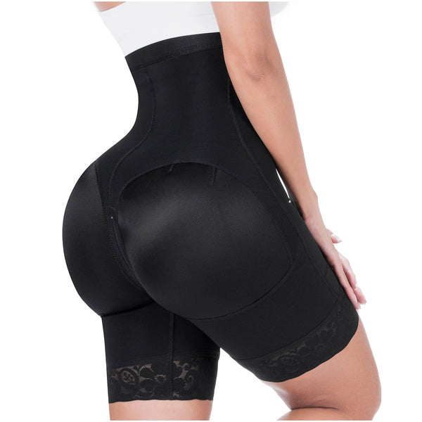 SONRYSE 072BF | Fajas Colombianas Tummy Control Butt Lifting Shapewear Shorts | Daily Use | Powernet