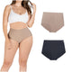 Sonryse SP620NC | 2-Pack Seamless Tummy Control Shapewear Mid Rise Shaping Panties