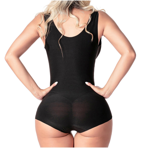 Sonryse SP23NC | Open Bust Daily Use Bodysuit Tummy Control for Women | Ultra light Microfiber