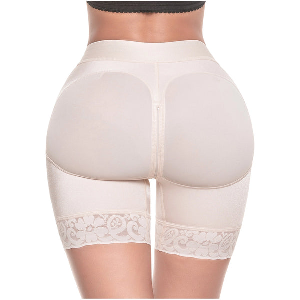 SONRYSE TR71BF | High Waisted Colombian Shaper Shorts for Women | Mid-Length Daily Use | Triconet