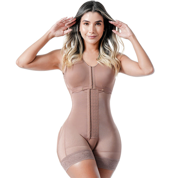 SONRYSE TR86BF | Colombian Built in Bra Tummy Control Shapewear for Women | Daily  and Post Surgery Use Girdle | Triconet