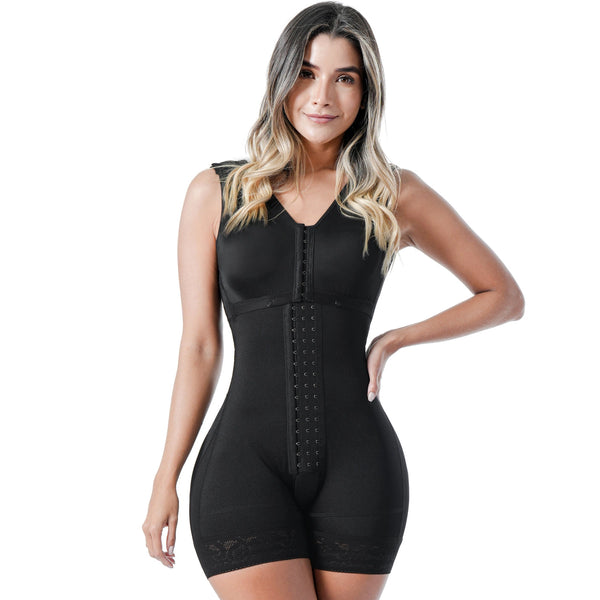 SONRYSE TR86BF | Colombian Built in Bra Tummy Control Shapewear for Women | Daily  and Post Surgery Use Girdle | Triconet