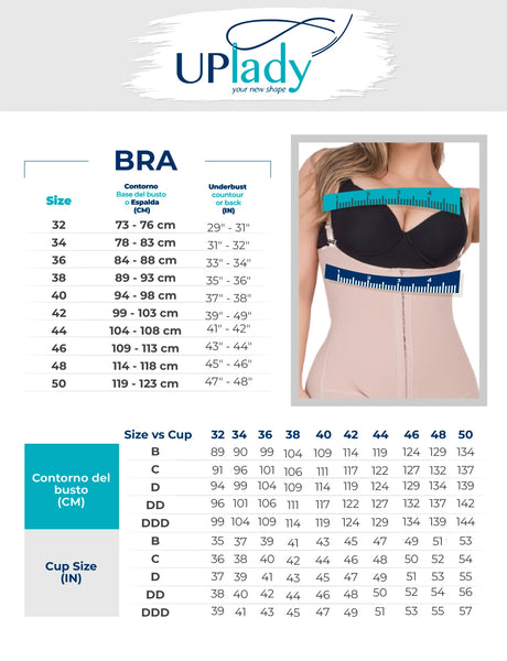 UpLady 8546 | Extra Firm Control Full Cup Bra with Side Support | Powernet | 8542